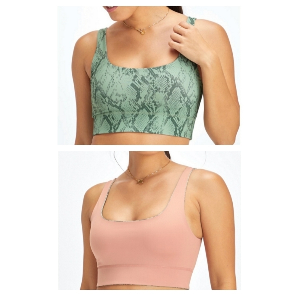 Fabletics Harlyn Midi Impact Reversible Sports Bra